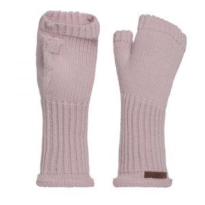 Knit Factory Handstulpen rosa