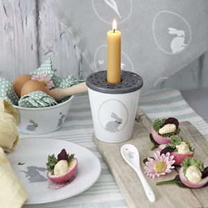 Krasilnikoff Kerzenhalter für Happy Mug Becher
