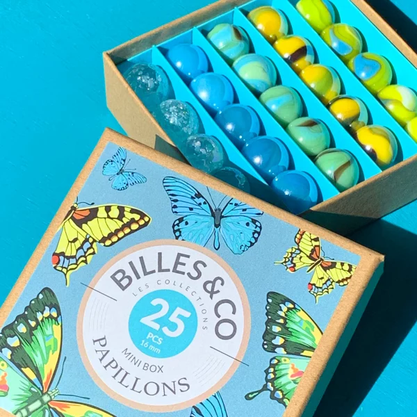 billes und co Murmeln Minibox Schmetterlinge