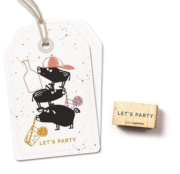 Cats on appletrees Stempel Lets Party