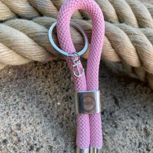 Schlüsselband aus Segeltau Mama pink