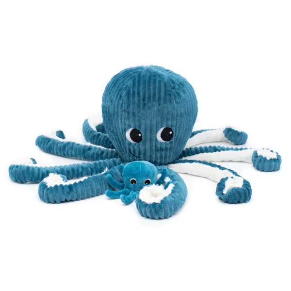 Kuscheltier Octopus blau