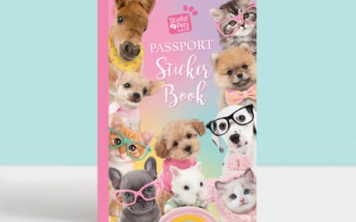 Studio Pets Pass- und Stickerbuch