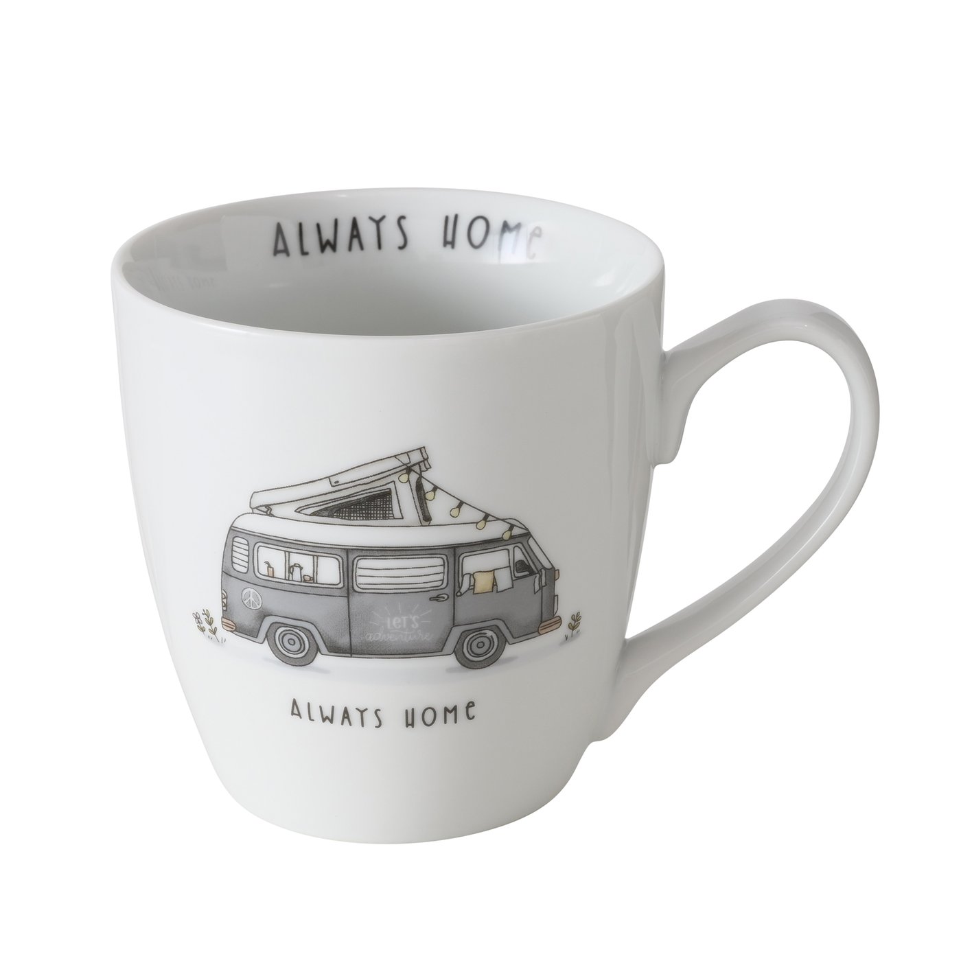 Boltze Jumbobecher Vanlife 3 Boltze Home Tasse Serie Vanlife Always Home