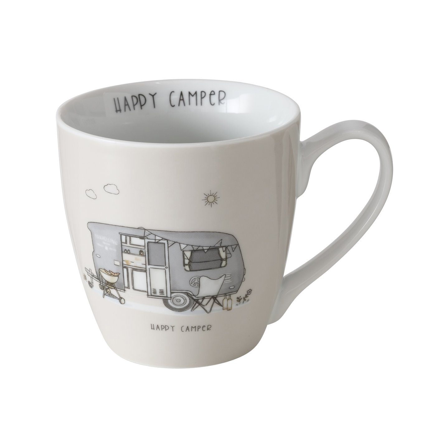 Boltze Jumbobecher Vanlife 2 Boltze Home Tasse Serie Vanlife Happy Camper
