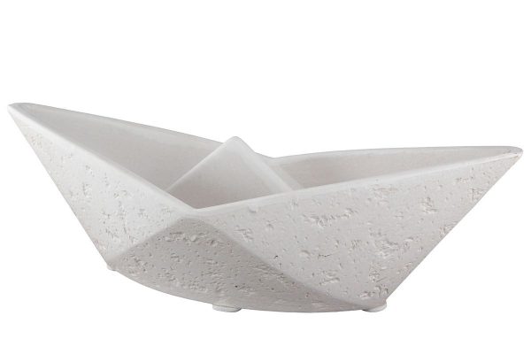 Origami Boot aus Keramik