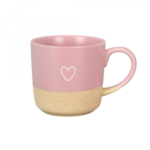 Krasilnikoff Tasse aus Steinzeug rosa