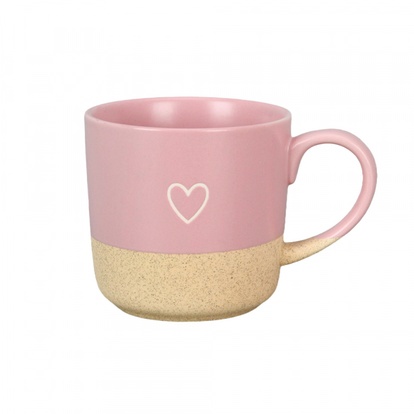 Krasilnikoff Tasse aus Steinzeug rosa