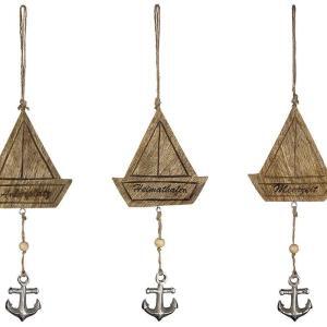 maritime Anhänger mit Gravur und Anker