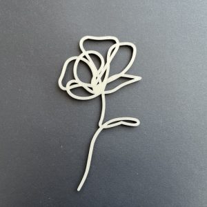Wanddeko Blume