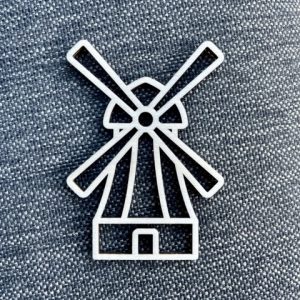 Deko Anhänger Windmühle