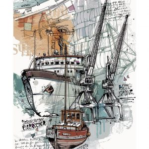 Kunstdruck Eisbrecher 13x18cm