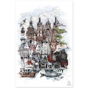 Kunstdruck Mecklenburg