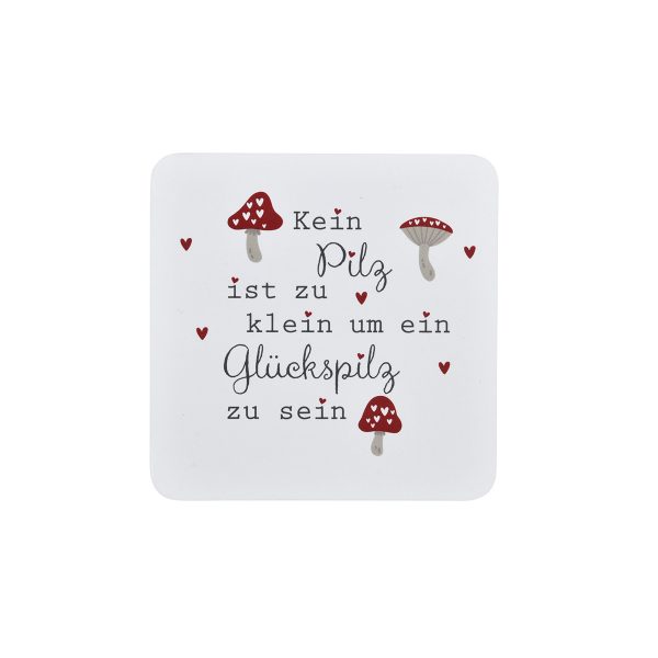 Krasilnikoff Untersetzer Glückspilz
