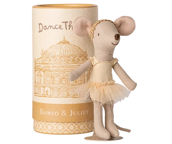 Maileg Balletttänzerin Maus mit Geschenkbox
