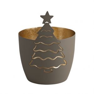 Madras Windlicht Tannenbaum flannel