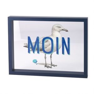 GiftCompany Glasbild Möwe Moin