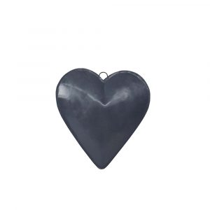 Krasilnikoff hängendes Herz mit Punkten grau klein